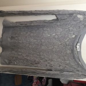 Lacy grey long sleeve from Aeropostale